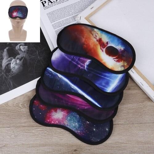 1 Pcs Eye Mask 3D Milky Way Sleeping Eyeshade Cover Shade Eye Patch Travel Hot Sale