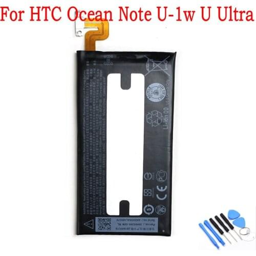 100% NEW Original 3000mAh B2PZF100 battery For HTC Ocean Note U-1w U Ultra Mobile Phone
