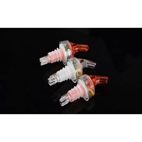 100pcs/lot Quantitative LED Wine Pourer Spout Illuminated LED Wine Dispenser Liquor Oil Wine Bottle Pourer Decanter Quick