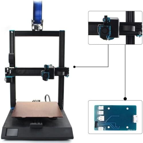 3D Printer Accessories Parts Hot End PCB Adapter Board + 24-pin Cable Kit for Artillery Sidewinder X1