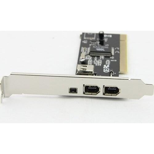 4 Ports Firewire IEEE 1394 4/6 Pin PCI Controller Card Adapter for HDD MP3 PDA