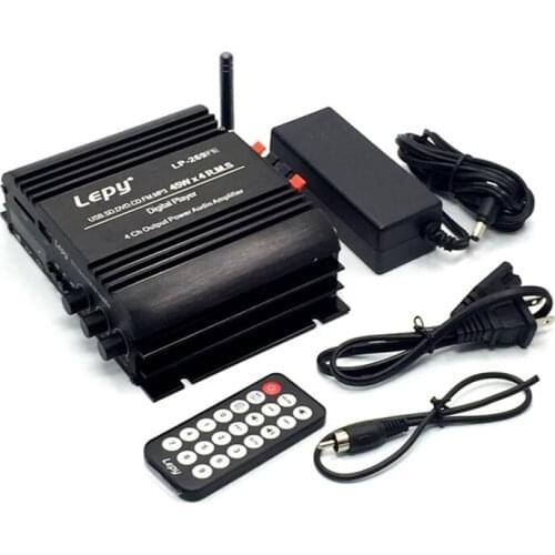 Bluetooth 45w Hi-Fi Stereo Power Amplifier USB.SD.DVD.CD.FM.MP3 Digital Player