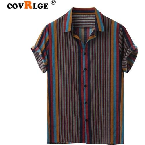 Covrlge Men's Short Sleeve Shirts