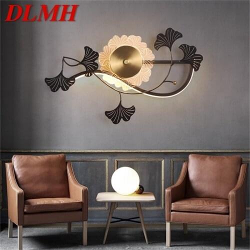 DLMH Nordic Creative Wall Sconces Lamps Brass Modern Luxury LED Crystal Light For Home Decoration