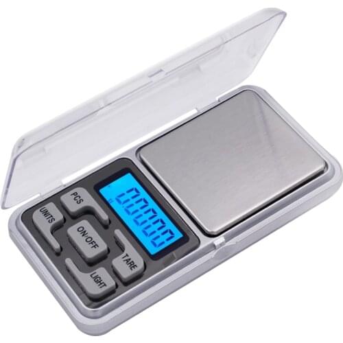 200g x 0.01g Electronic Pocket Jewelry 5 keys scale LCD Digital Scale Weight Balance with retail box 30%off