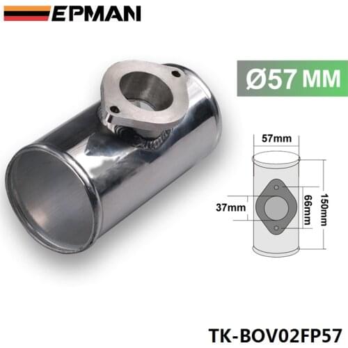 57MM 2.25" BOV BLOW OFF VALVE FLANGE T MOUNTING PIPE TK-BOV02FP57