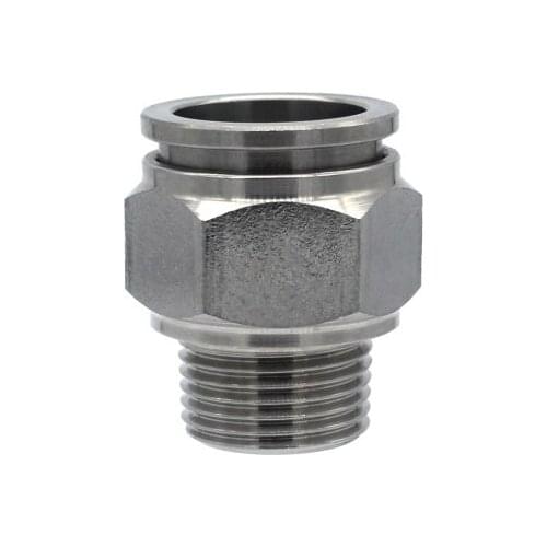 PC12-02,03,04 PC14-02,03,04 PC16-03,04 Stainless steel Pneumatic components air tool Male Connector Pipe joint PC Series