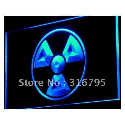 I922 Radioactive Danger Science Display NR Light Signs On/Off Switch 20+ Colors 5 Sizes