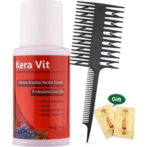 2020 Newest Hair Treatment and Free Gift 100ML Repairs Damaged Hair Keratin all kind of Formaldehyde Magical Keratin