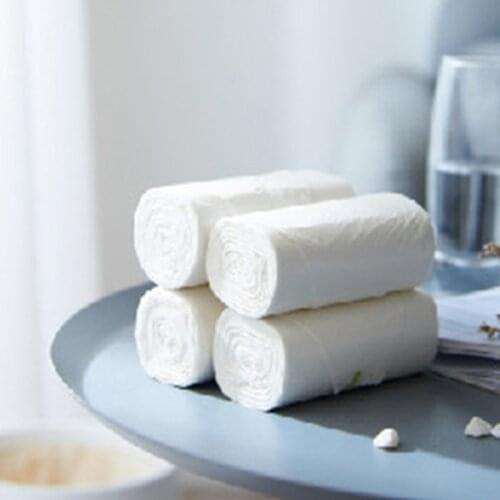 Flat Mouth Bio-Based Degradable Garbage Bag Disposable Toilet Cleaning Kitchen Garbage Bag Thickened Plastic Bag