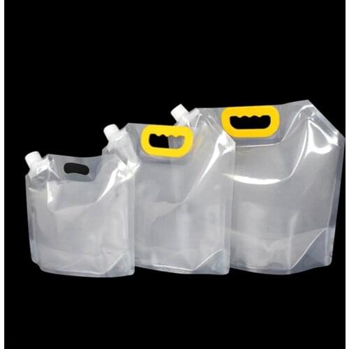 1/1.5/2.5/5/10L Stand-up Plastic Drink Packaging Bag Spout Pouch for Beer Beverage Liquid Juice Milk Coffee DIY Packaging Bag
