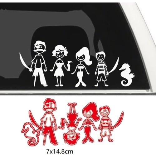 Family Members Metal Cutting Die for DIY Stamp Photo Album Embossing Paper Layering Coverplate Dies