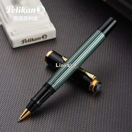 Pelikan Souveran R400 Rollerball Pen, Black,white,blue,high-capacity Differential Plunger Filler System,classic Fountain Pen