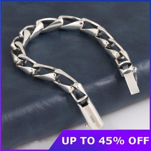 Twist Smooth Chain Bracelet Bangle Pure 925 Sterling Silver Fashion Jewelry Men Women 2021 Designer Arrival