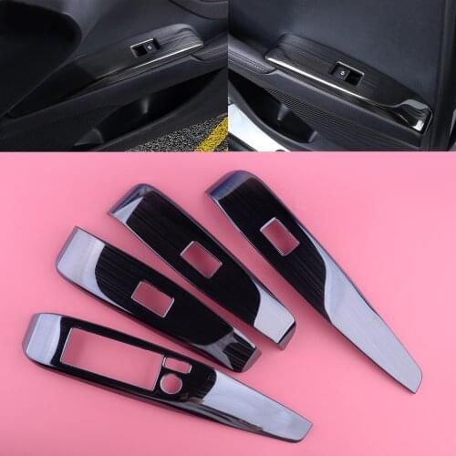 Titanium Window Lift Switch Button Panel Trim Fit for Toyota Camry 2018 2019 2020