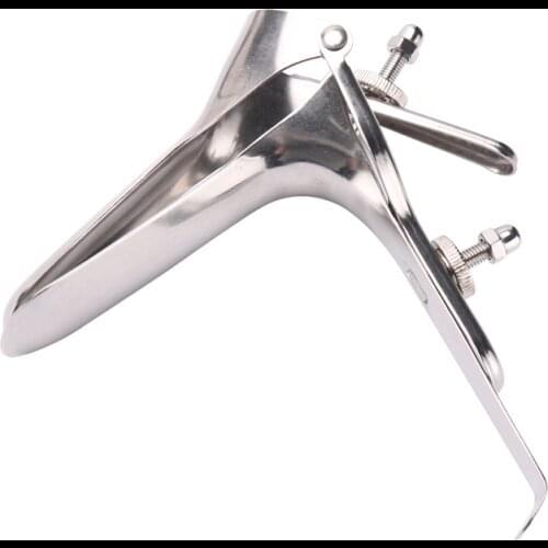 Tainless Steel Vaginal Dilator Anal Speculum Mirror Device Anus Pussy Enema Lengthen Expander Colposcopy Women Man Sex Toys