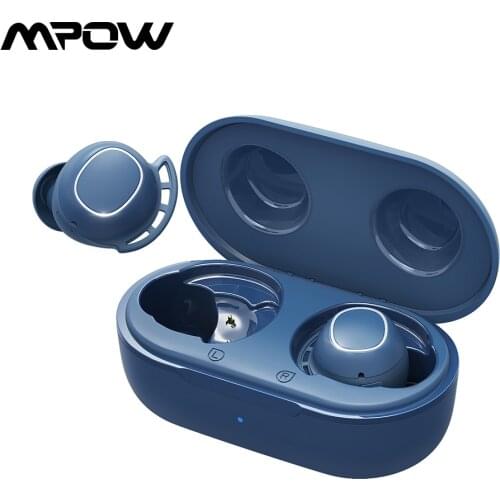 Mpow M30 Bluetooth 5.0 Earphones IPX8 Waterproof True Wireless Earbuds with Punchy Bass Charging Case TWS Earphone for Phone