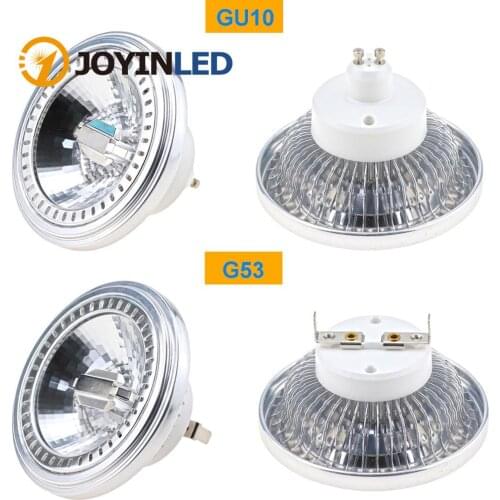 High Quality Round AR111 15W LED COB Downlight Dimmable G53 GU10 Base Lamp Spot Light DC12V AC110-240V AR111 LED Bulb Lights
