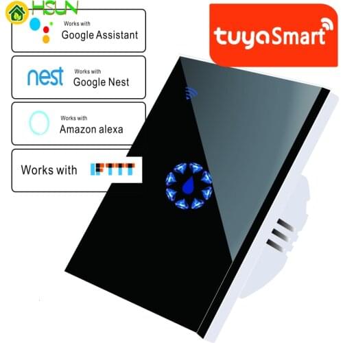 Wifi Boiler Smart Switch Water Heater Switches Voice Remote Control EU/US Tuya Touch Panel Timer Outdoor work alexa google home