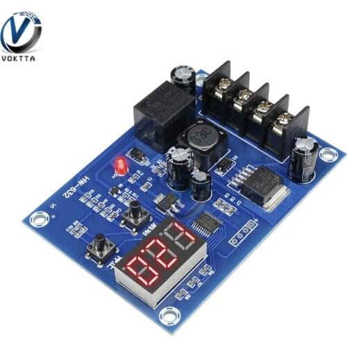 XH-M603 LED Digital Battery Charging Control Protection Borad DC 12V Storage Lithium Battery Charger Control Switch Voltmeter