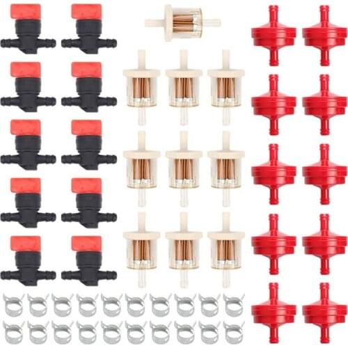 494768 698183 Line Fuel Gas Filter Shut Cut Off Valve Clamp For 697947 AM36141 AM107340 For Kawasaki 49019-7001 Promotion