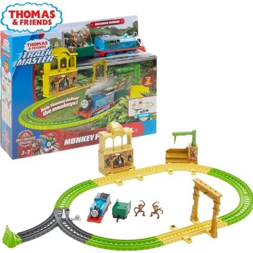 Thomas & Friends FXX65 TrackMaster Monkey Palace Set Thomas Railway Electric Train Toy Children Toy Gift