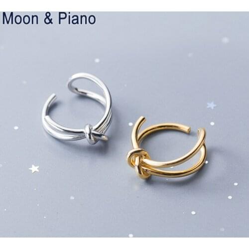 925 Sterling Silver Plated Female Adjustable Ring Simple Sweet Open Finger Rings Personality Wedding Party Birthday Gift Jewelry