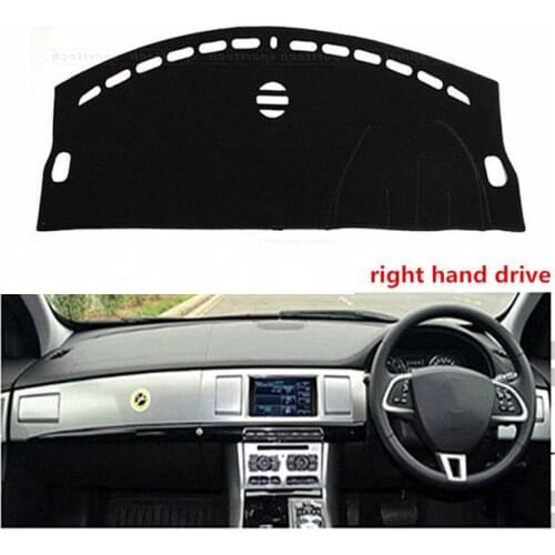 For Jaguar XF 2008-2015 For Right-hand Drive 1PC Car Dashboard Mats Cover Sun Shade Dashboard Cover Capter Car Styling