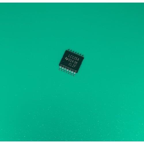 10pcs/lot SN74LVC125APWR TSSOP14 LC125A SN74 LVC125A PWR IC BUS BUFF TRI-ST QD 14TSSOP SN74LVC125APWRG4