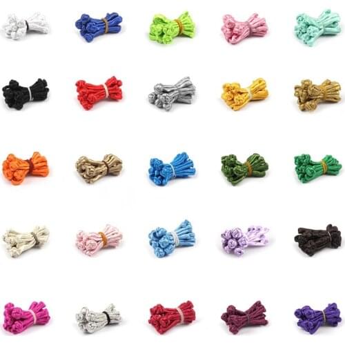 20 Pairs Chinese Tang Suit Handmade Cheongsam Buttons Knot Fastener Closures DIY T3LE