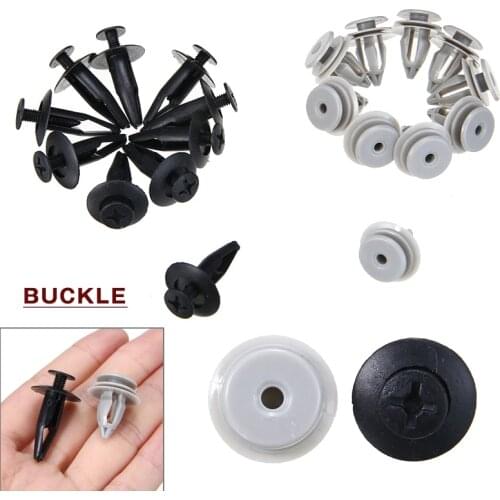 20pcs Car Sill Moulding Side Skirt Trim Clips Screw Fit Clips Auto Fastener Accessories For Jaguar X-Type