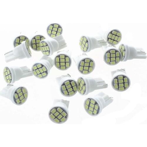 20 X T10 W5W 168 194 8 SMD LED Bulb Light White Lights For Car