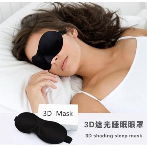3D Sleeping Mask Total Blackout Eyeshade Sleeping Aid for Travel Rest Blindfold Soft Sleeping Eye Mask Women Men Eyepatch 2020
