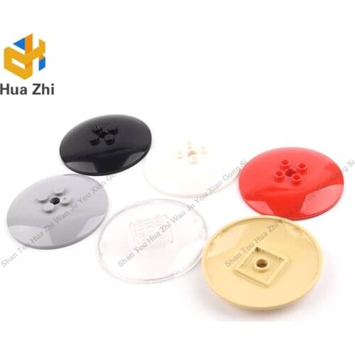 8PCS 44375 Dish 6 x 6 Inverted (Radar) with Solid StudsBuilding Blocks Parts MOC DIY Education Build Toys Brick