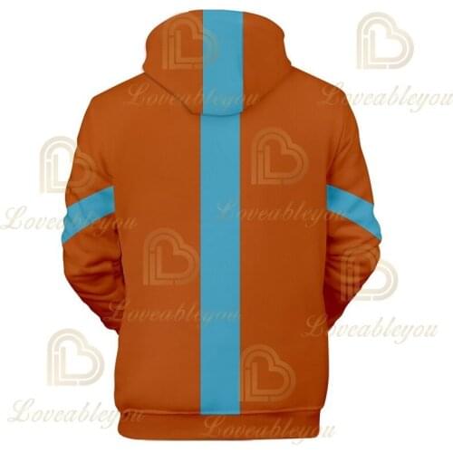 Anime Cosplay Costume Aang Katara TophBeifong Azula PrinceZuko Sokka Unisex 3D Hoodies Spring Autumn Sweatshirt