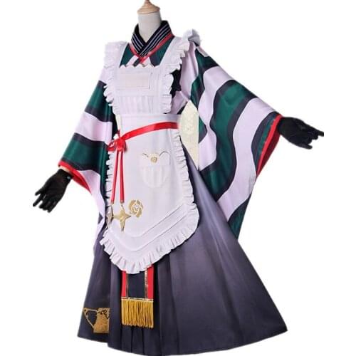 Free shipping Rozen Maiden Anime Cartoon Halloween cosplay Sui sei seki Jade Stern cos Japanese Cartoon kimono costume