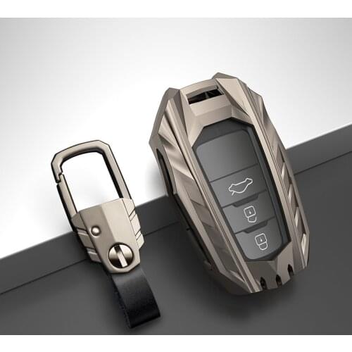 Zinc Alloy Car Key Cover Case Accessories Keychain Covers Protect For Toyota Prius Camry Corolla C-HR CHR RAV4 Prado 2018