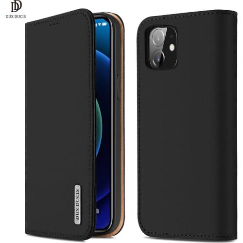 For iPhone 12 12Pro 12ProMax 12Mini 11 11Pro 11Promax Xs XsMax Xr X 8 8P 7 7P 6S 6SP 6 6P Case WISH Series Genuine Leather Cover