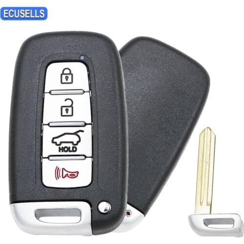 3+1/4 Button Remote Key Shell Case for Kia Forte Optima Sorento Sportage For Hyundai Equus Sonata Azera Elantra Tucson Santa Fe