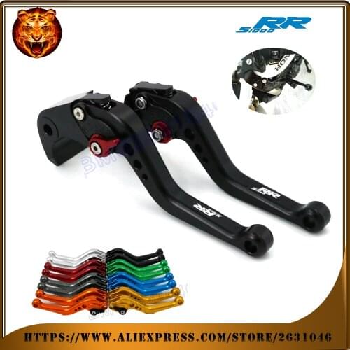For BMW S1000RR 2010-2018 S1000 HP4 2013-2014 RED BLACK GOLD MOTO MOTOBIKE Motorcycle Adjustable Brake Clutch Levers