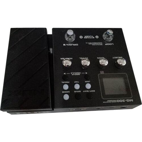 MG-300 Multi-effect Guitar Processor with Expression Pedal 56 Drum 60s Loop Recording, USB Audio Interface