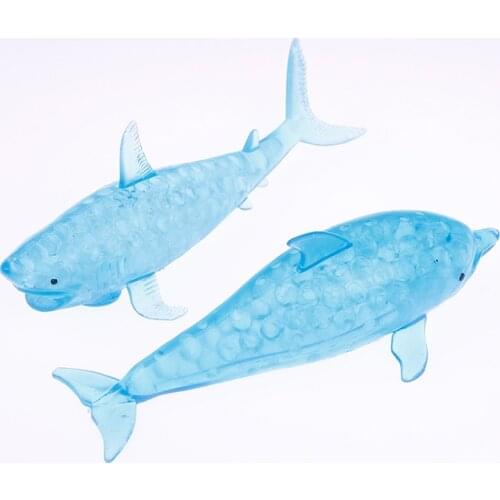 Toys For Adult Children Decompression Dolphin Shark Antistress squishy Bead Stress Ball Toy Squeezable Stress Relief Toy