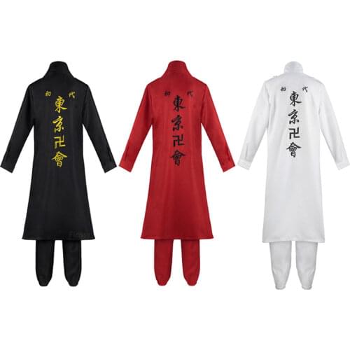 Anime Tokyo Revengers Manjiro Sano Cosplay Costume Halloween Carnival Man Group Cool Dancer Costumes