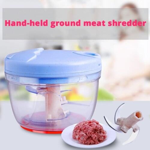 Kitchen Multifunction Food Chopper Garlic Cutter Vegetable Slicer Speedy Chopper Home Manual Meat Grinder Shredder Crusher Tool