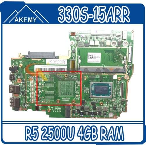 Akemy For Lenovo Ideapad 330S-15ARR Laptop Motherboard 5B20R27416 R5 2500U 4GB RAM DDR4 100% Test