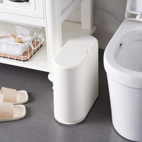 Kitchen Trash Can Garbage Recycle Bin Home Office Supplies Trash Can Toilet Bucket Storage Poubelle Bureau Cleaning Tools DF50LJ