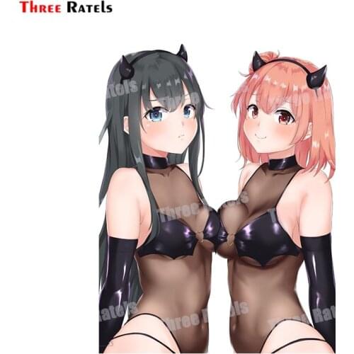 Three Ratels A80 Yuigahama Yui And Yukinoshitayukino Yahari Ore No Seishun Lovecome Wa Machigatteiru Sticker For Car Decor Decal