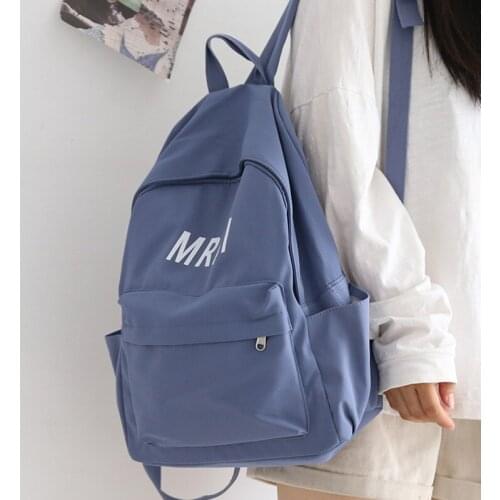 DIEHE Kawaii Backpack Female Large Capacity Waterproof Nylon Travel Rucksack Preppy School Backpacks for Teenage Girls Bookbag