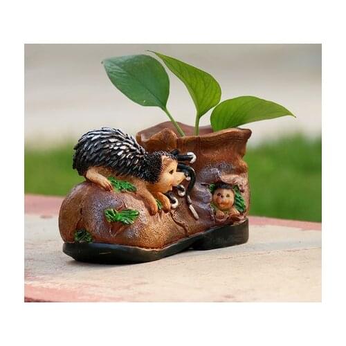 Creative flower pot cartoon, garden garden balcony decorations, ornaments