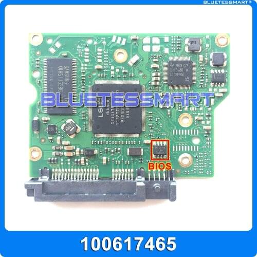 Hard drive parts PCB logic board printed circuit board 100617465 for Seagate 3.5 SATA hdd data recovery hard drive repair